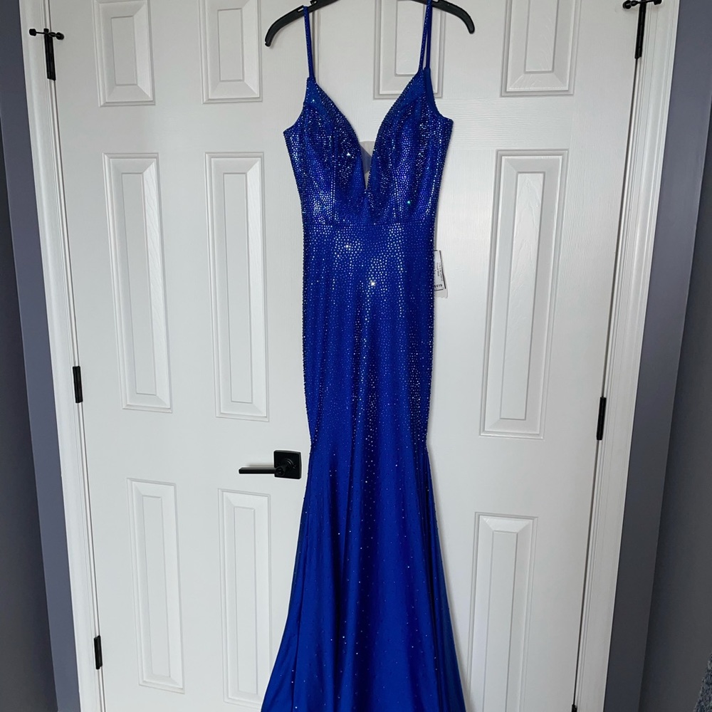Ellie Wilde, Royal Blue Prom Dress: Style EW120012